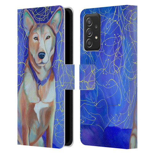 Jody Wright Dog And Cat Collection High Energy Leather Book Wallet Case Cover For Samsung Galaxy A52 / A52s / 5G (2021)