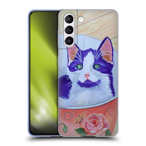Jody Wright Dog And Cat Collection Bucket Of Love Soft Gel Case for Samsung Galaxy S21 5G