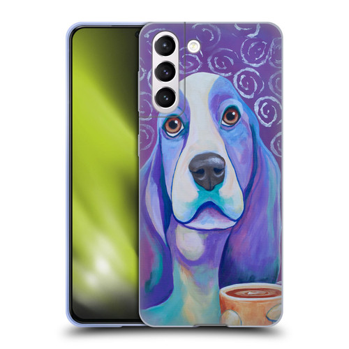 Jody Wright Dog And Cat Collection Caffeine Is Mandatory Soft Gel Case for Samsung Galaxy S21 5G