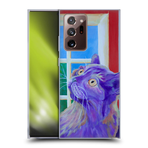 Jody Wright Dog And Cat Collection Just Outside The Window Soft Gel Case for Samsung Galaxy Note20 Ultra / 5G