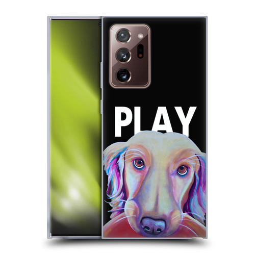 Jody Wright Dog And Cat Collection Playful Soft Gel Case for Samsung Galaxy Note20 Ultra / 5G