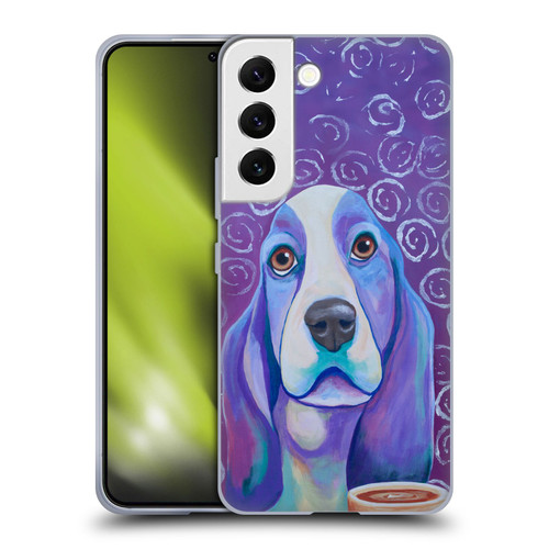 Jody Wright Dog And Cat Collection Caffeine Is Mandatory Soft Gel Case for Samsung Galaxy S22 5G