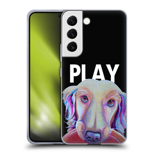 Jody Wright Dog And Cat Collection Playful Soft Gel Case for Samsung Galaxy S22 5G
