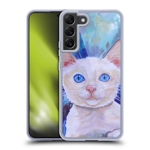 Jody Wright Dog And Cat Collection Pretty Blue Eyes Soft Gel Case for Samsung Galaxy S22+ 5G