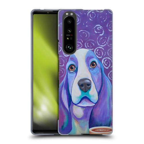 Jody Wright Dog And Cat Collection Caffeine Is Mandatory Soft Gel Case for Sony Xperia 1 III