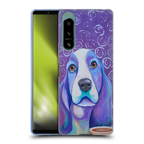 Jody Wright Dog And Cat Collection Caffeine Is Mandatory Soft Gel Case for Sony Xperia 5 IV