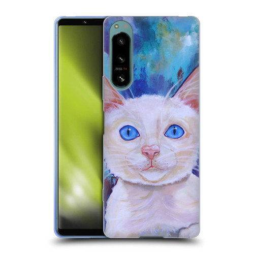 Jody Wright Dog And Cat Collection Pretty Blue Eyes Soft Gel Case for Sony Xperia 5 IV