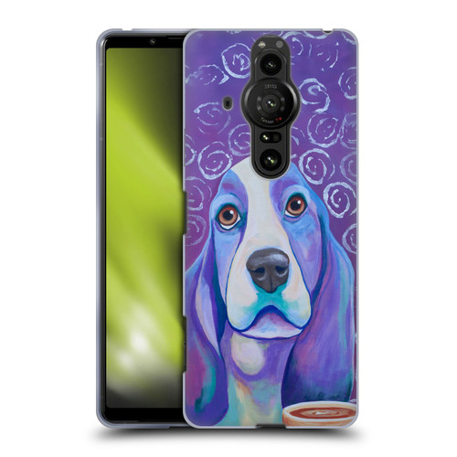 Jody Wright Dog And Cat Collection Caffeine Is Mandatory Soft Gel Case for Sony Xperia Pro-I