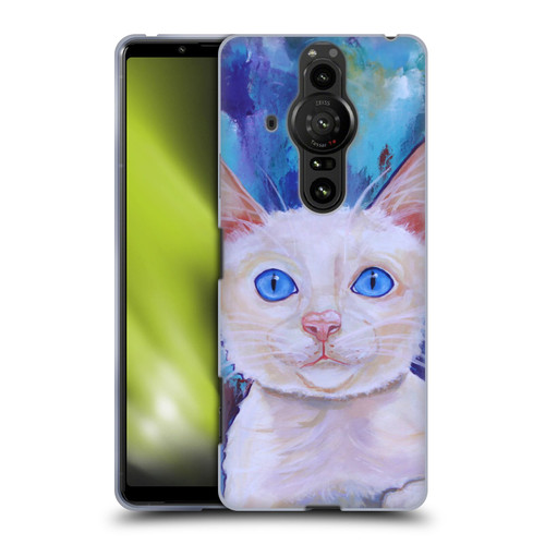 Jody Wright Dog And Cat Collection Pretty Blue Eyes Soft Gel Case for Sony Xperia Pro-I