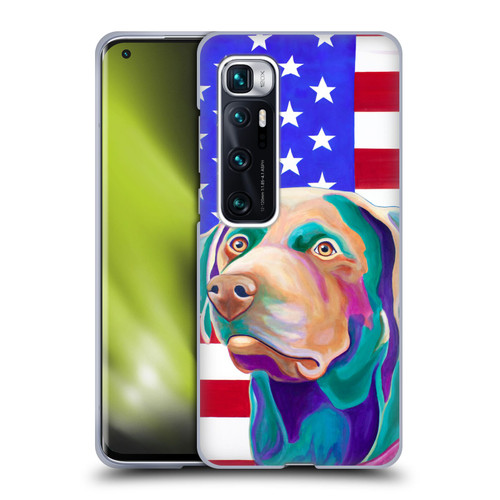 Jody Wright Dog And Cat Collection US Flag Soft Gel Case for Xiaomi Mi 10 Ultra 5G