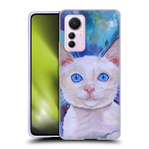 Jody Wright Dog And Cat Collection Pretty Blue Eyes Soft Gel Case for Xiaomi 12 Lite