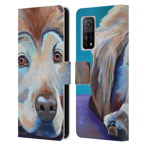 Jody Wright Dog And Cat Collection A Little Rest & Relaxation Leather Book Wallet Case Cover For Xiaomi Mi 10T 5G