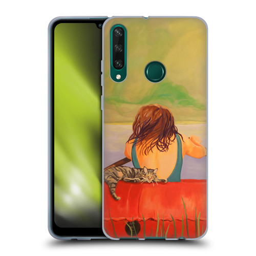 Jody Wright Life Around Us The Woman And Cat Nap Soft Gel Case for Huawei Y6p