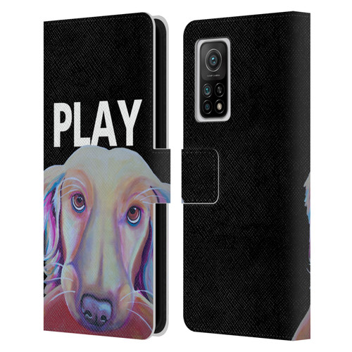 Jody Wright Dog And Cat Collection Playful Leather Book Wallet Case Cover For Xiaomi Mi 10T 5G