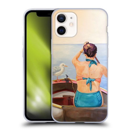 Jody Wright Life Around Us The Woman And Seagul Soft Gel Case for Apple iPhone 12 Mini