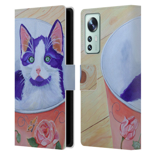 Jody Wright Dog And Cat Collection Bucket Of Love Leather Book Wallet Case Cover For Xiaomi 12