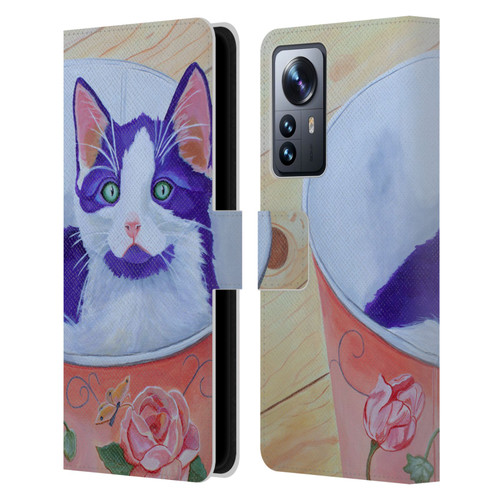 Jody Wright Dog And Cat Collection Bucket Of Love Leather Book Wallet Case Cover For Xiaomi 12 Pro