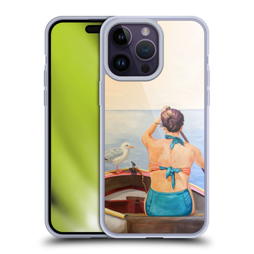 Jody Wright Life Around Us The Woman And Seagul Soft Gel Case for Apple iPhone 14 Pro Max