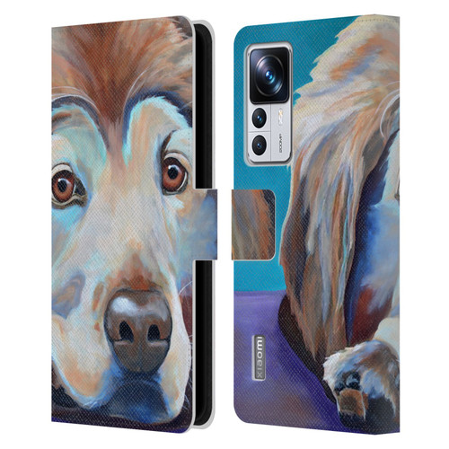 Jody Wright Dog And Cat Collection A Little Rest & Relaxation Leather Book Wallet Case Cover For Xiaomi 12T Pro