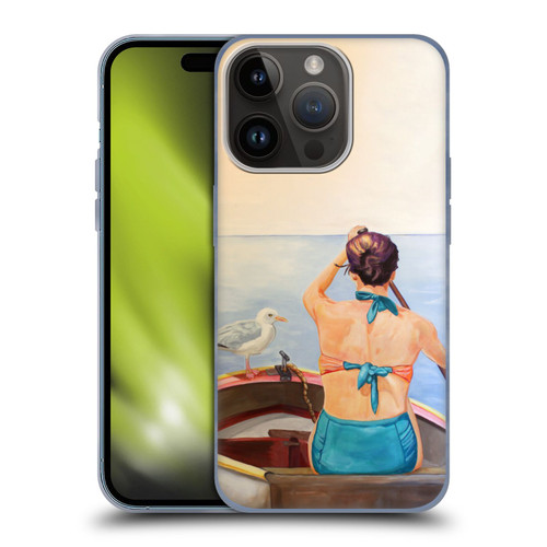 Jody Wright Life Around Us The Woman And Seagul Soft Gel Case for Apple iPhone 15 Pro