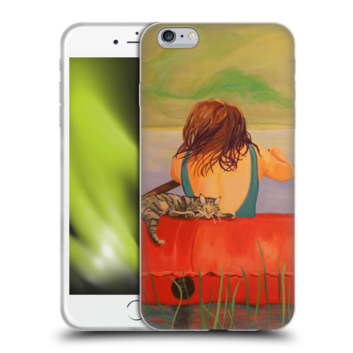 Jody Wright Life Around Us The Woman And Cat Nap Soft Gel Case for Apple iPhone 6 Plus / iPhone 6s Plus