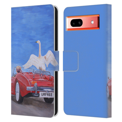 Jody Wright Life Around Us You Are Free Leather Book Wallet Case Cover For Google Pixel 7a