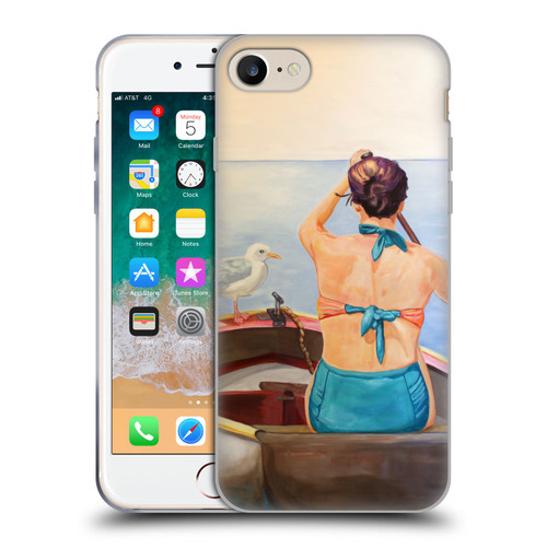 Jody Wright Life Around Us The Woman And Seagul Soft Gel Case for Apple iPhone 7 / 8 / SE 2020 & 2022