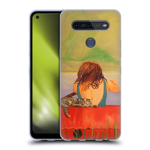 Jody Wright Life Around Us The Woman And Cat Nap Soft Gel Case for LG K51S