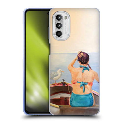 Jody Wright Life Around Us The Woman And Seagul Soft Gel Case for Motorola Moto G52