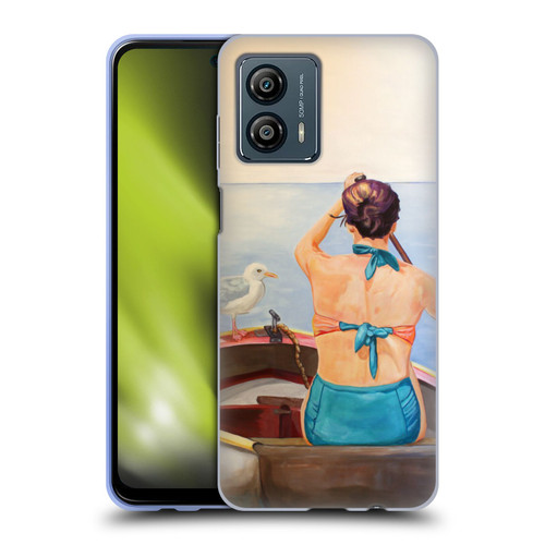 Jody Wright Life Around Us The Woman And Seagul Soft Gel Case for Motorola Moto G53 5G