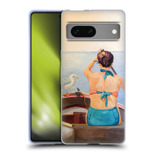 Jody Wright Life Around Us The Woman And Seagul Soft Gel Case for Google Pixel 7