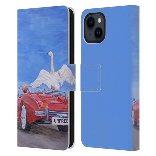 Jody Wright Life Around Us You Are Free Leather Book Wallet Case Cover For Apple iPhone 15