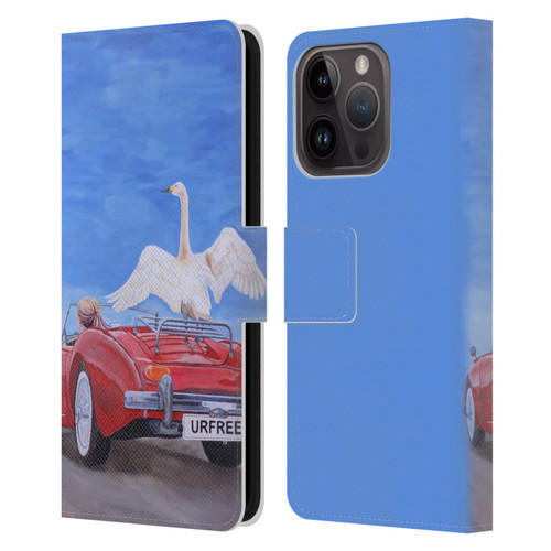 Jody Wright Life Around Us You Are Free Leather Book Wallet Case Cover For Apple iPhone 15 Pro