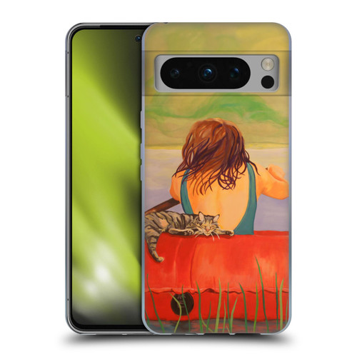 Jody Wright Life Around Us The Woman And Cat Nap Soft Gel Case for Google Pixel 8 Pro