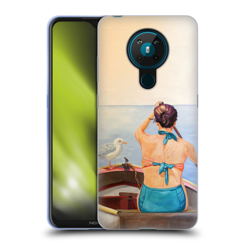 Jody Wright Life Around Us The Woman And Seagul Soft Gel Case for Nokia 5.3