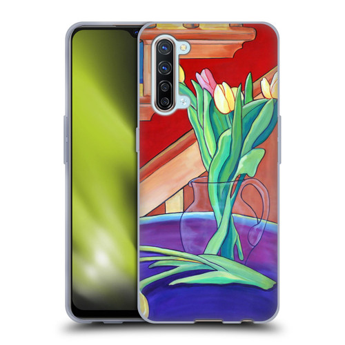 Jody Wright Life Around Us Spring Tulips Soft Gel Case for OPPO Find X2 Lite 5G