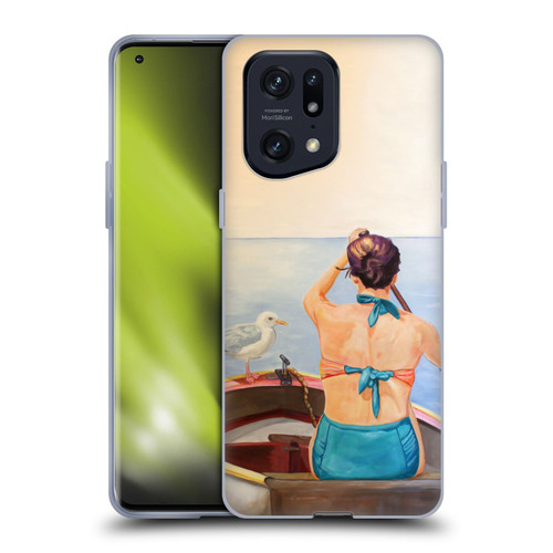 Jody Wright Life Around Us The Woman And Seagul Soft Gel Case for OPPO Find X5 Pro