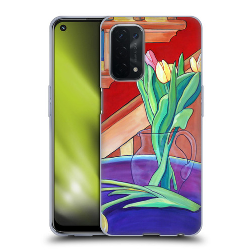 Jody Wright Life Around Us Spring Tulips Soft Gel Case for OPPO A54 5G