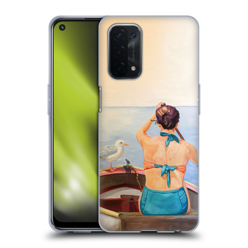 Jody Wright Life Around Us The Woman And Seagul Soft Gel Case for OPPO A54 5G