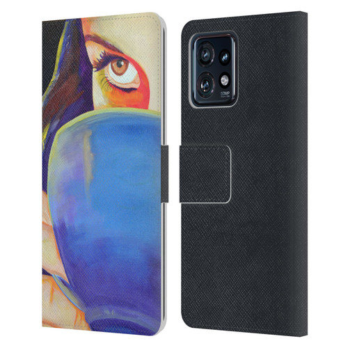 Jody Wright Life Around Us Some Caffeine Required Leather Book Wallet Case Cover For Motorola Moto Edge 40 Pro