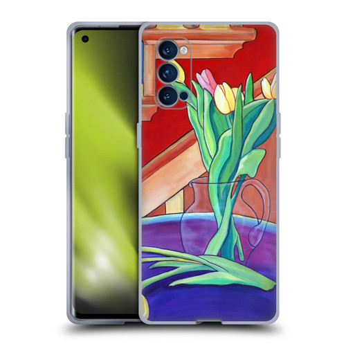 Jody Wright Life Around Us Spring Tulips Soft Gel Case for OPPO Reno 4 Pro 5G