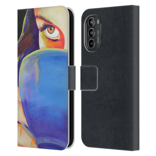 Jody Wright Life Around Us Some Caffeine Required Leather Book Wallet Case Cover For Motorola Moto G82 5G