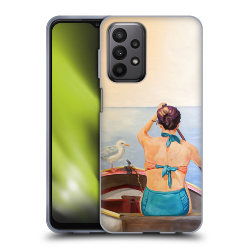 Jody Wright Life Around Us The Woman And Seagul Soft Gel Case for Samsung Galaxy A23 / 5G (2022)