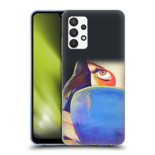 Jody Wright Life Around Us Some Caffeine Required Soft Gel Case for Samsung Galaxy A32 (2021)