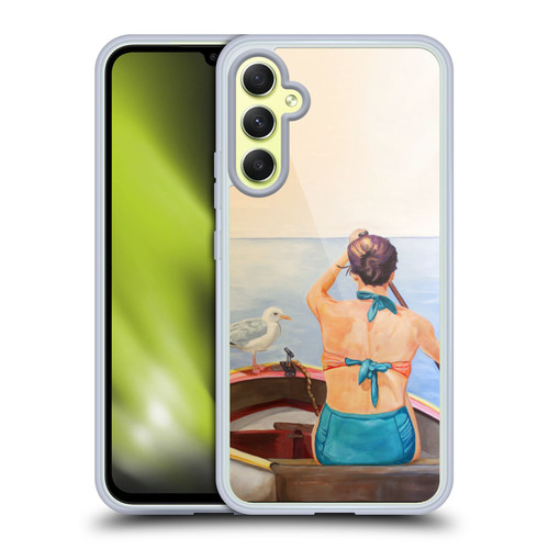 Jody Wright Life Around Us The Woman And Seagul Soft Gel Case for Samsung Galaxy A34 5G