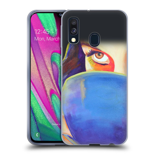 Jody Wright Life Around Us Some Caffeine Required Soft Gel Case for Samsung Galaxy A40 (2019)