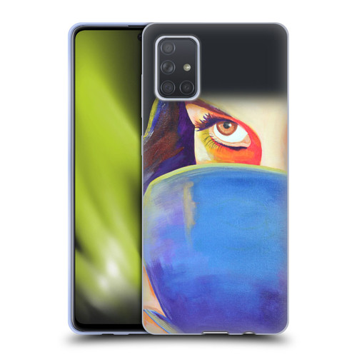 Jody Wright Life Around Us Some Caffeine Required Soft Gel Case for Samsung Galaxy A71 (2019)