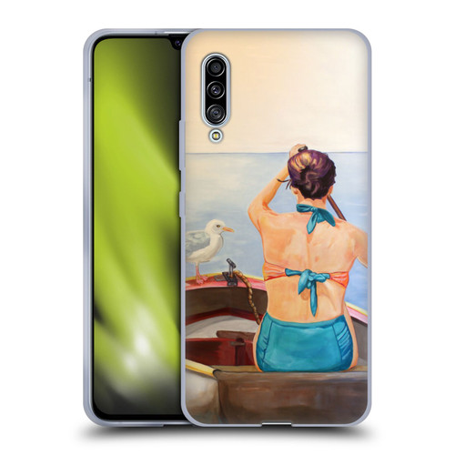 Jody Wright Life Around Us The Woman And Seagul Soft Gel Case for Samsung Galaxy A90 5G (2019)