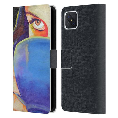 Jody Wright Life Around Us Some Caffeine Required Leather Book Wallet Case Cover For OPPO Reno4 Z 5G