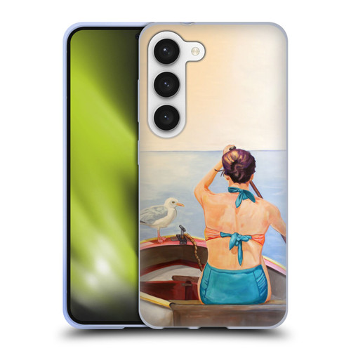 Jody Wright Life Around Us The Woman And Seagul Soft Gel Case for Samsung Galaxy S23 5G